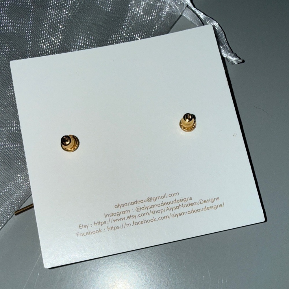 Alysa Nadeau Cloud Earrings - Picture 3 of 3